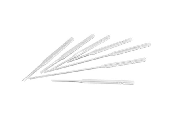 Pipettes, glass, 230mm, Unplugged