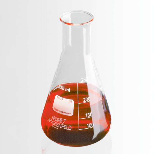 Flask - 3000ml - Borosilicate glass - Erlenmeyer